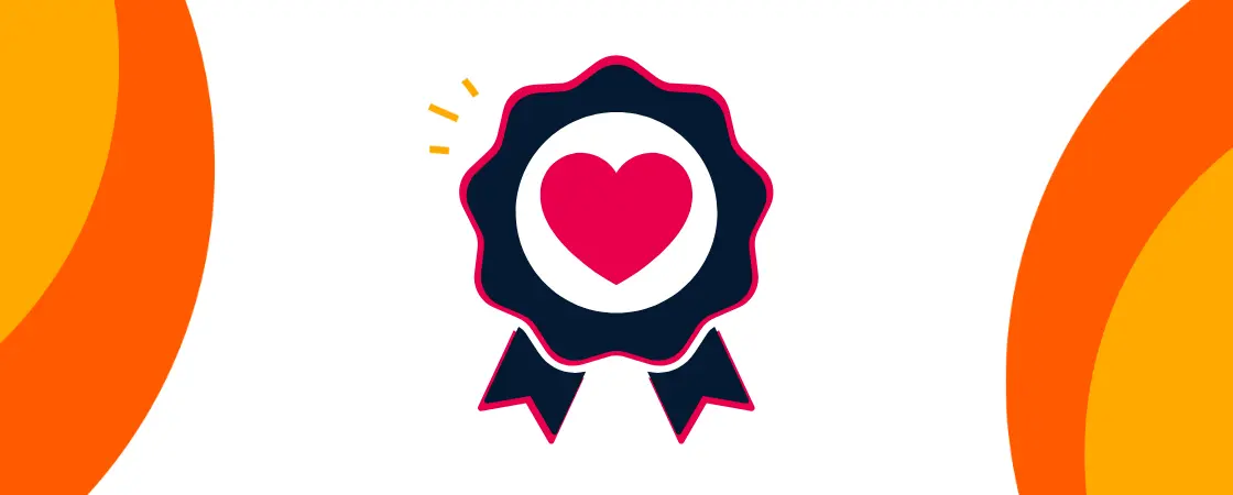 brandlovers: selo com coração