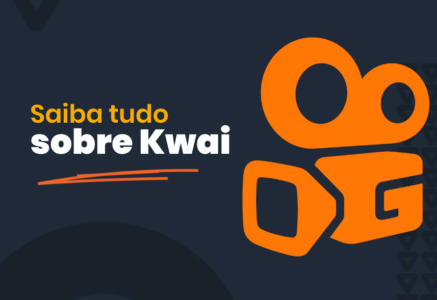 Imagem: arte com logo do kwai