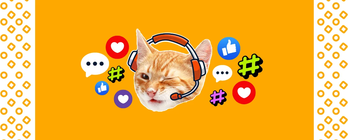 social-listening: ícone de hashtag