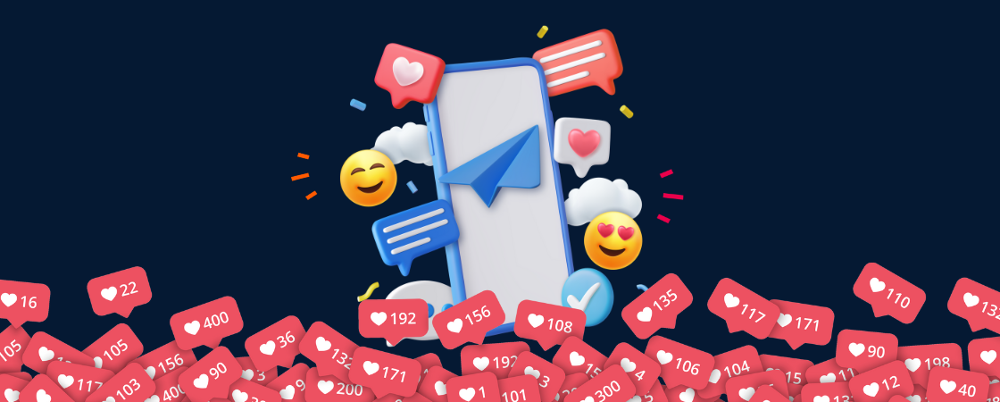 viralizar: ícones de curtidas do instagram e celular repleto de notificações|||viralizar-1: exemplo