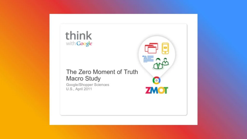 think with google "The Zero Moment of Truth Macro Study"