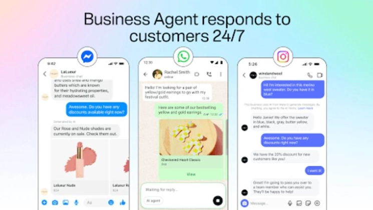 business agent Banner promocional Meta