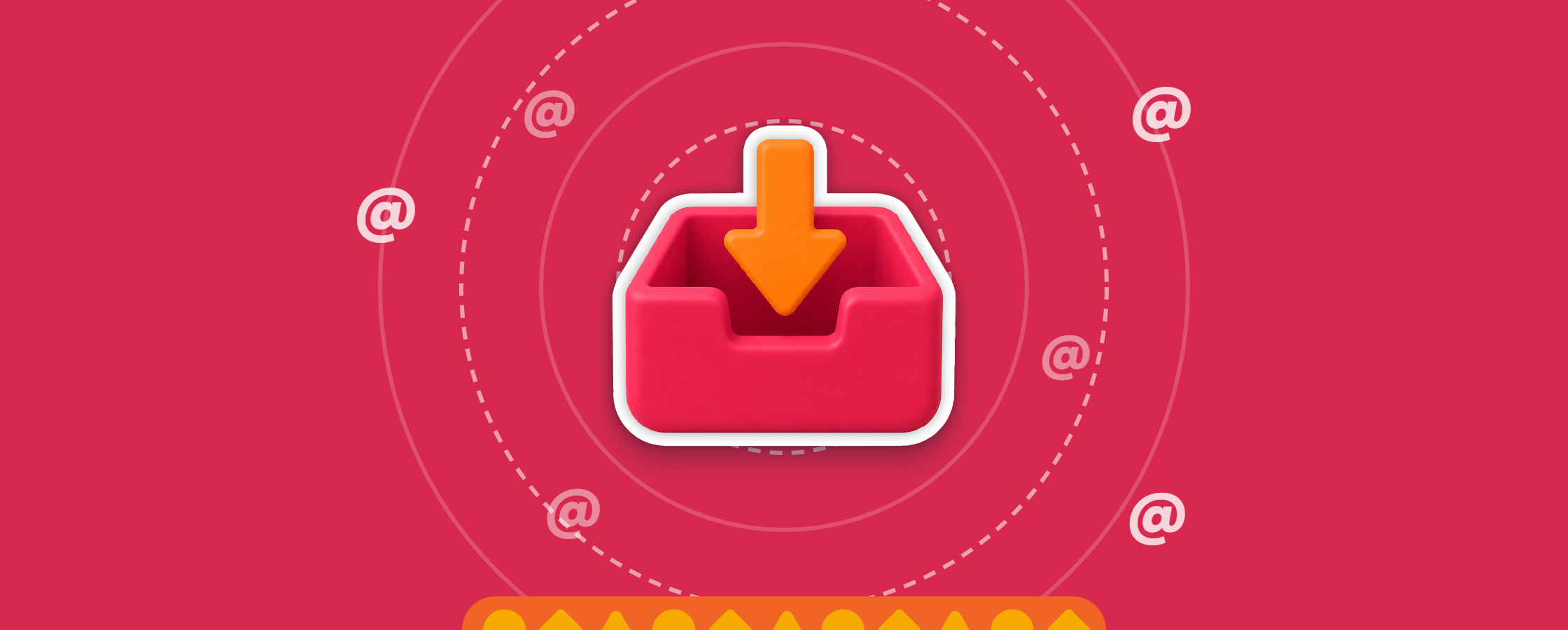 Ilustração de uma caixa de entrada com seta, simbolizando o Inbox para atendimento na Black Friday