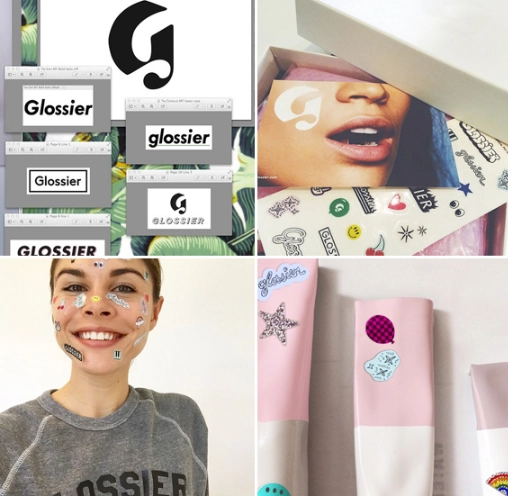 glossier publicações orgânicas da glossier